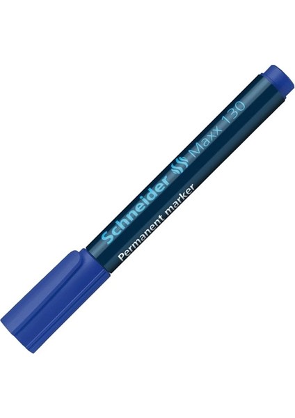130 Permanent Markör Kalem Mavi 10 Lu 113003 (1 Paket 10 Adet)