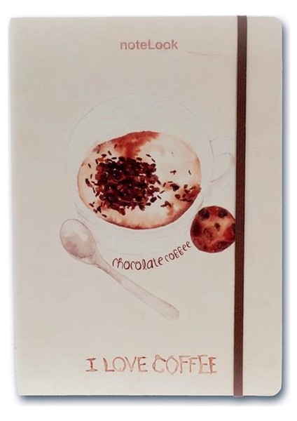 A-5 I Love Chocolate Coffee Defter Çizgili T0000Dftılcca5
