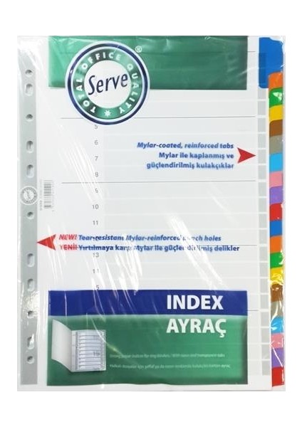 Sv-5526-K Karton Seperatör 20 Renk