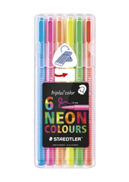 Triplus Color 6 Lı Üçgen Keçeli Kalem Tst323Sb6Cs1020A