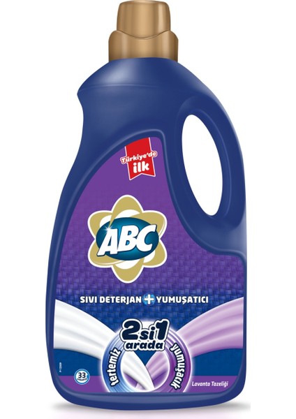 Sıvı Deterjan + Yumuşatıcı Lavanta Tazeliği 2228 ml