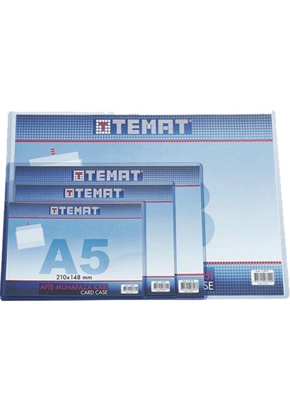 A5 Afiş Muhafaza Kabı 20 Li 273245 (1 Paket 20 Adet)