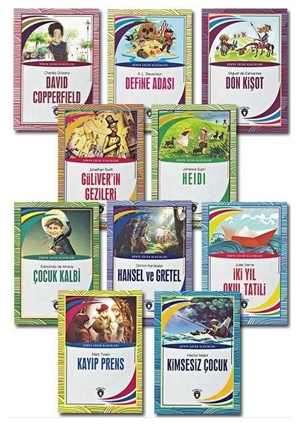 Dünya Çocuk Klasikleri Set 1 - 10 Kitap