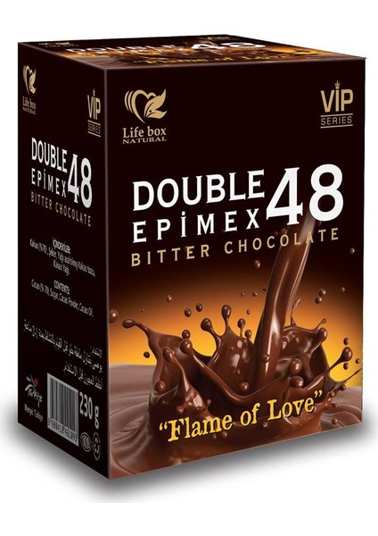 Double Epimex 48 Bitter Chocolate 230 gr