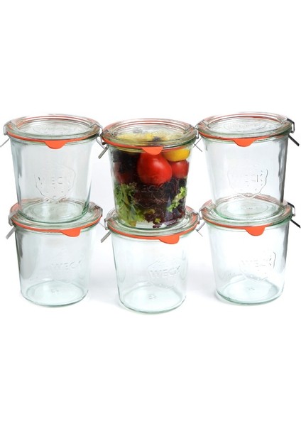 Weck 580 ml Mold Uzun Kavanoz Set (6 Adet) 742