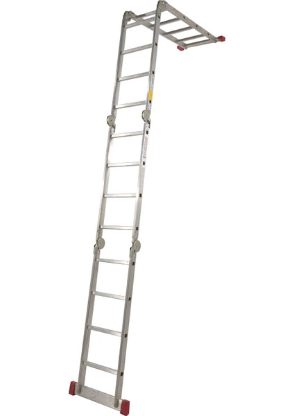 4 Kırmalı 4 Basamaklı Kırmalı Akrobat Merdiven fırsatları