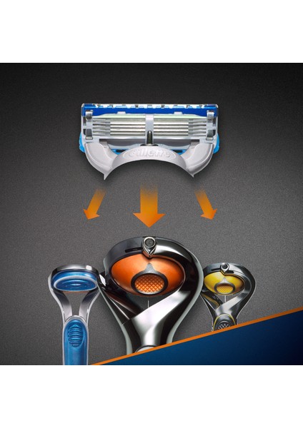 Fusion ProGlide Power 8'li Karton Paketi Yedek Tıraş Bıçağı + 200 ml Jel