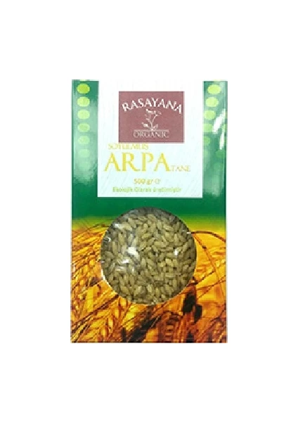 Organik Arpa (Tane, Soyulmuş, Kabuksuz) 500gr