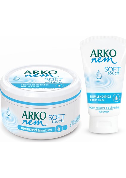 Nem Soft Touch Nemlendirici Bakım Kremi 300 ml & 75 ml Avantaj Paketi