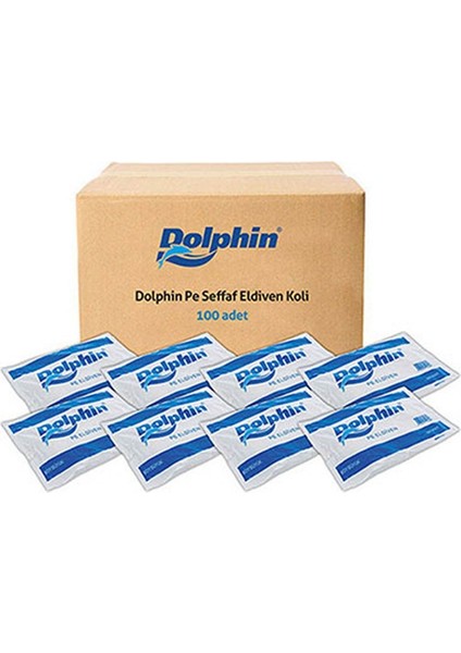 Şeffaf Eldiven Pe (L) 100 PK x 100 Adet (Koli)