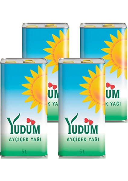 5 Lt Ayçiçekyağı 4'Lü