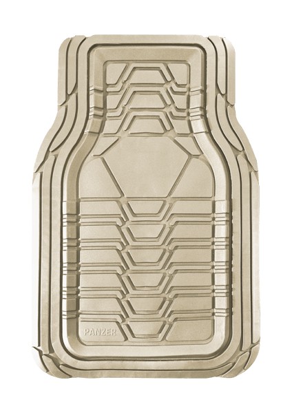 Üniversal Paspas Panzer 5 Parça Bej Renk