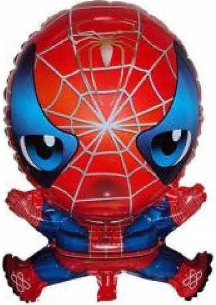 Parti Dolabı 1 Adet Spiderman Örümcek Adam Folyo Şekilli Uçan Balon