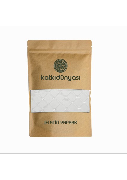 Katkı Dünyası Jelatin Yaprak 100 gr