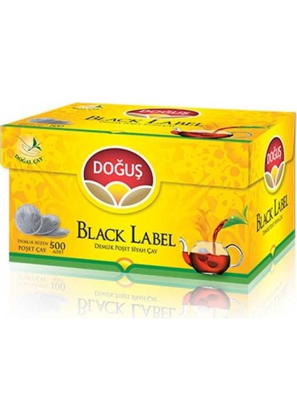Black Label Demlik Poşet Çay 500lü