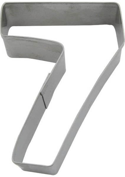 Kurabiye Kek Metal Kalıbı Sayılar Rakamlar 7 Rakamı ( 5,5 cm * 7,5 cm *2,5 cm )