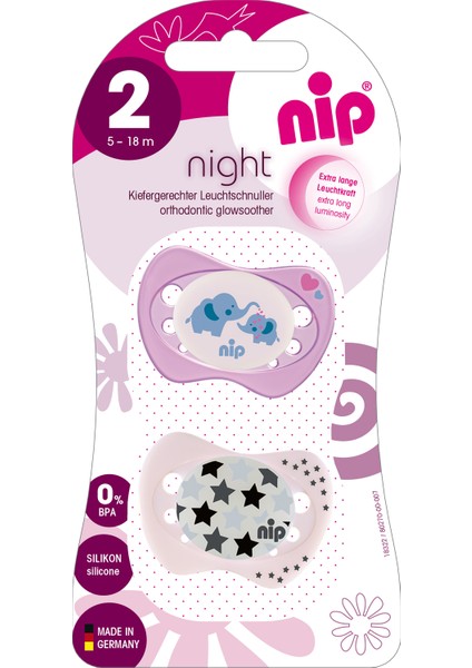 Night Silikon Emzik 5 - 18 Ay