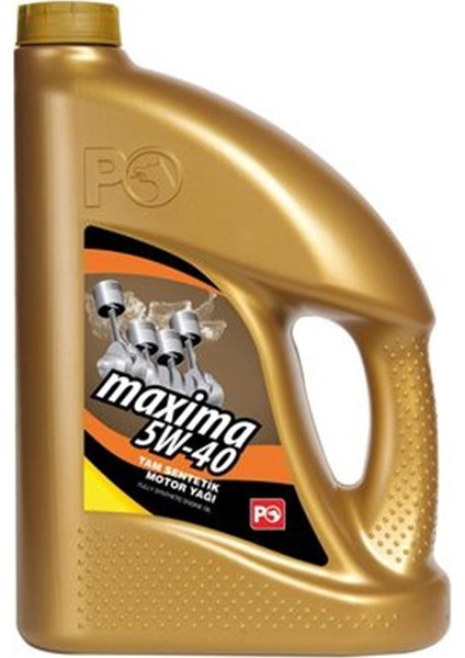 Maxima 5W-40 4 Litre Motor Yağı ( Üretim Yılı :2022 )