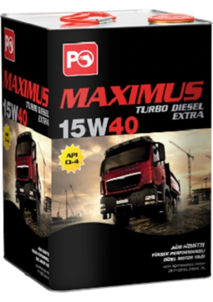 Petrol Ofisi Maximus 15W-40 16 Litre Motor Yağı ( Üretim Yılı :2023 )