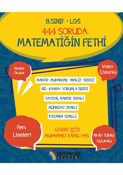 Lgs 8. Sınıf 444 Soruda Matematiğin Fethi