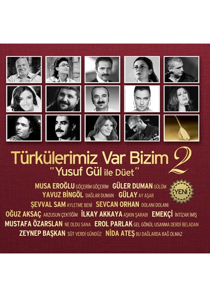 Yusuf Gül İle Düet - Türkülerimiz Var Bizim 2 - Cd