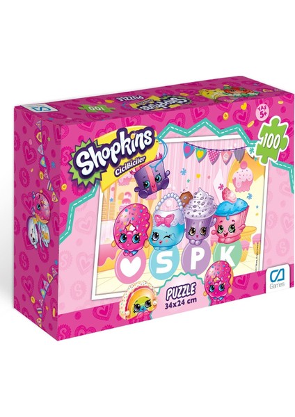 Ca Games 5005 Shopkins Cicibiciler Puzzle - 100 Parça