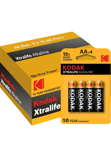 Xtralife 40 Adet Alkalin Kalem Pil