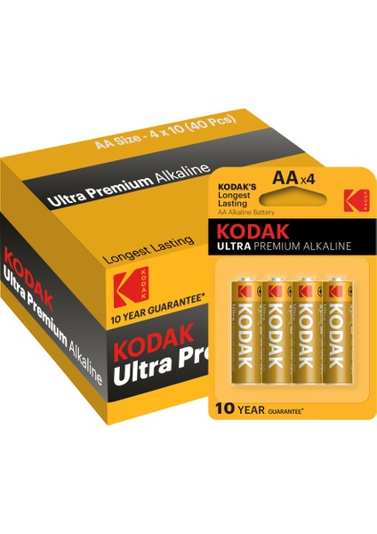 Ultra Premium 40 Adet Alkalin Kalem Pil