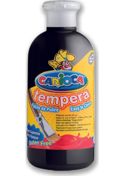 Tempera Suluboya Süper Yikanabilir Siyah 500 Ml.