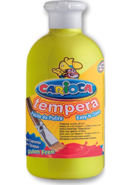 Tempera Suluboya Süper Yikanabilir Açik Sari 500 Ml.