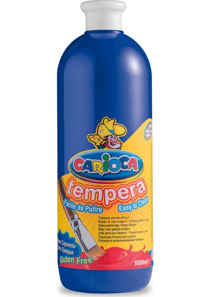 Tempera Suluboya Süper Yikanabilir Koyu Mavi 1000 Ml.