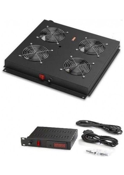 4 Lü Fan Modülü Dijital Termostat Switch Dikili Tip Sınıfı İçin