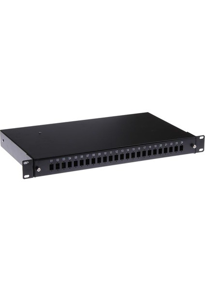 24 Port Lc Fiber Optik Patch Panel Boş 19" 1U