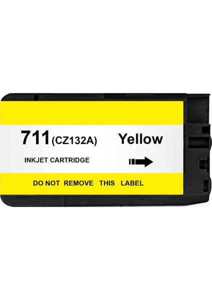 Photo Ink Bk 711Y (Cz132A) Uyumlu Sarı Kartuş - Designjet T120 / T520