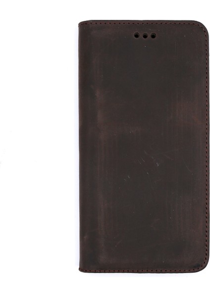 iPhone 6 Plus Kılıf Weoze Kapaklı Deri Cüzdan Kartvizit Para Bölmeli Koyu Kahve fiyatları