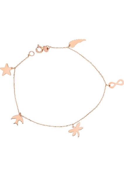 Rose Altın Şans Bileklik Sv0052