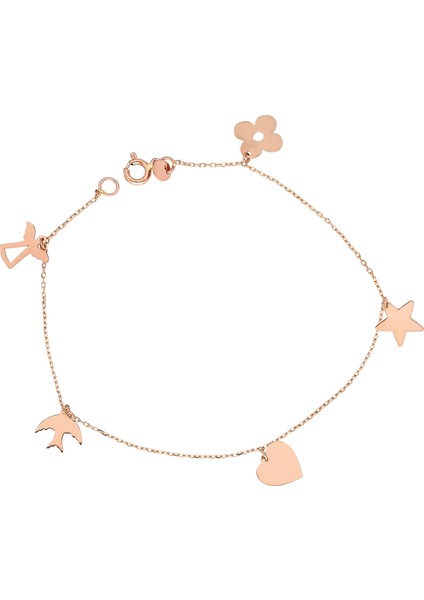 Rose Altın Şans Bileklik Sv0053