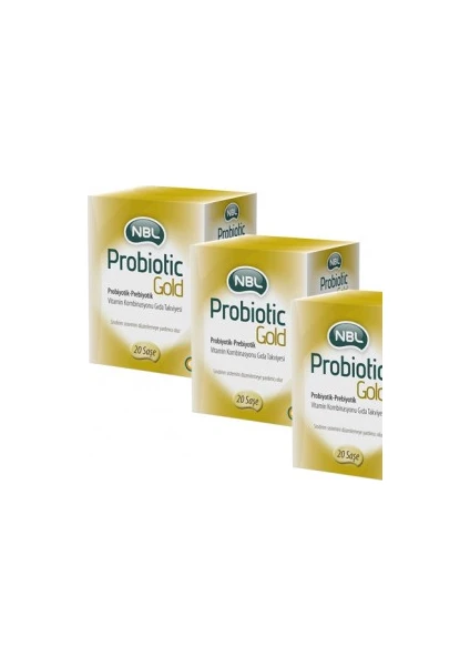 Probiotic Gold 20 Saşe 3'lü Paket