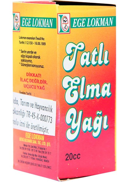 Tatlı Elma Yağı 20 cc
