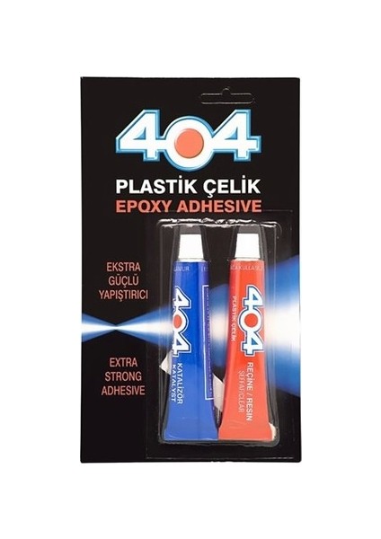 Plastik Çelik Yapıştırıcı 404 No:2 (1 Adet 40Gr)