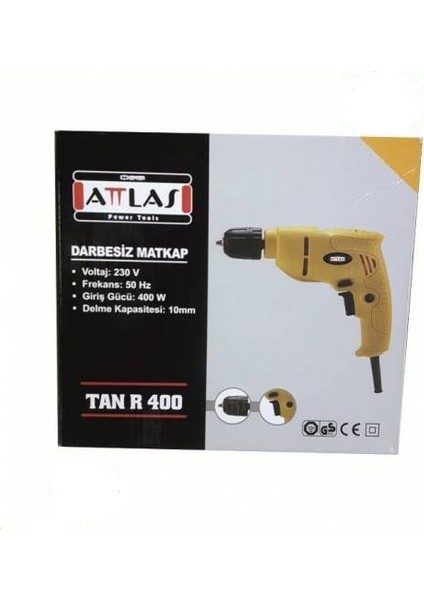 Tan R 400 Darbesiz Matkap 400 W