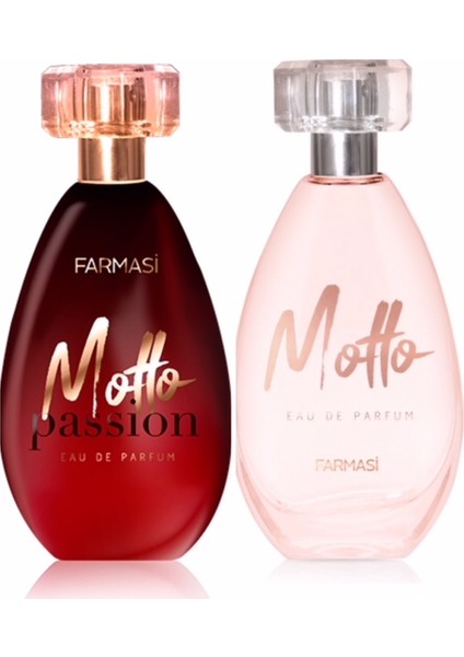 Farması Motto Edp 50 ml + Motto Passion Edp 50 ml Kadın Parfüm