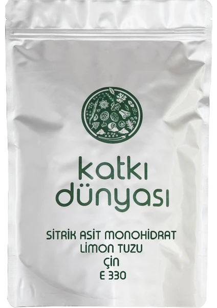 Katkı Dünyası Sitrik Asit Monohidrat (Limon Tuzu) Çin E330 100 gr