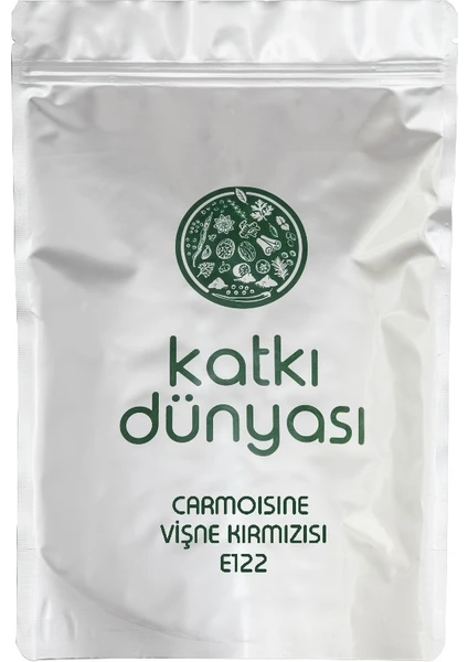 Katkı Dünyası Carmoisine (Vişne Kırmızı) E122 (Toz Gıda Boyası) 50 gr