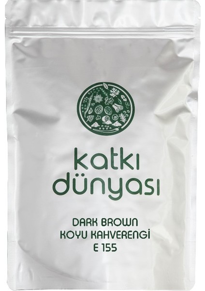 Dark Brown (Koyu Kahverengi) E155 (Toz Gıda Boyası) 1 kg