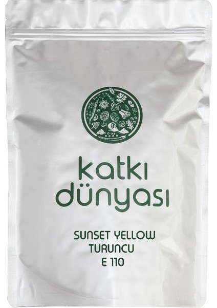 Sunset Yellow (Turuncu) E110 (Toz Gıda Boyası) 1 kg
