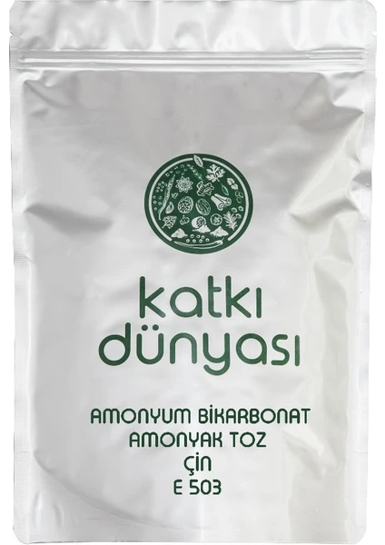 Katkı Dünyası Amonyum Bikarbonat Çin (Amonyak Toz) E503 1 kg