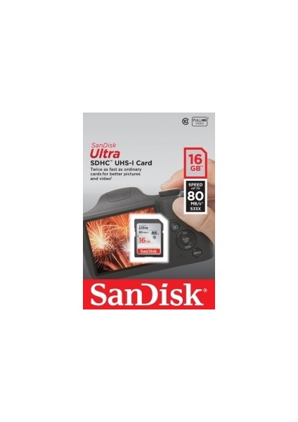 Ultra 16 GB 80mb/s SD Hafıza Kartı (5 Adet) fiyatları