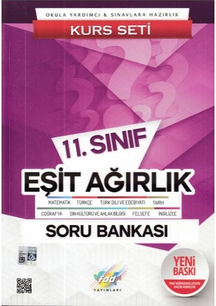 11. Sınıf Eşit Ağırlık Soru Bankası