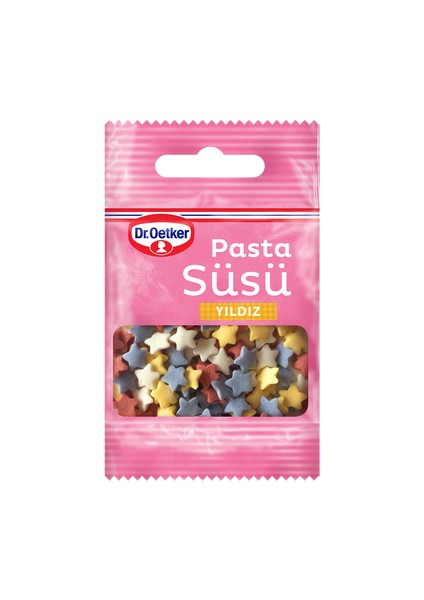 Dekor Pasta Süsü Yıldız 10 g